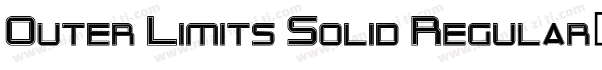 Outer Limits Solid Regular字体转换